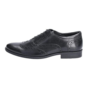 Hush Puppies Herren Oaken Brogues, Schwarz (Black Black) im Sale